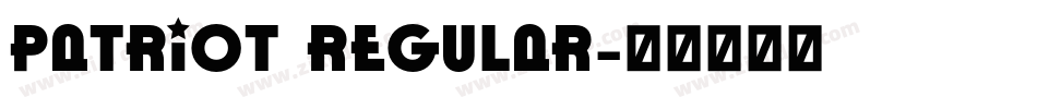 Patriot Regular字体转换